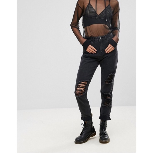 noisy may high waist